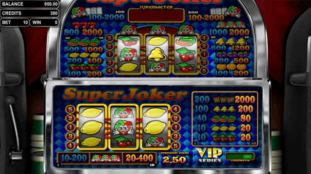 Бонусная игра Super Joker VIP 1